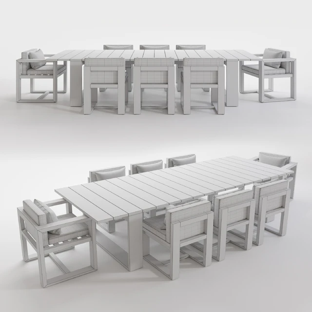 RH Bahia Natural Teak set 01 — Descargar