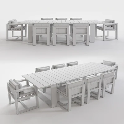 RH Bahia Natural Teak set 01 — Ver 5