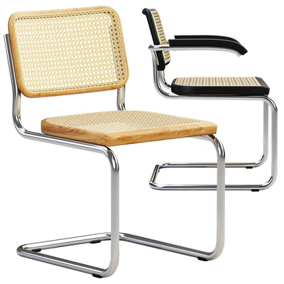 Cesca Chairs B 32 by Marcel Breuer (2 options) — Ver 1