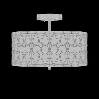 Aaru Fabric Semi Flush Mount MK3 — Ver 6