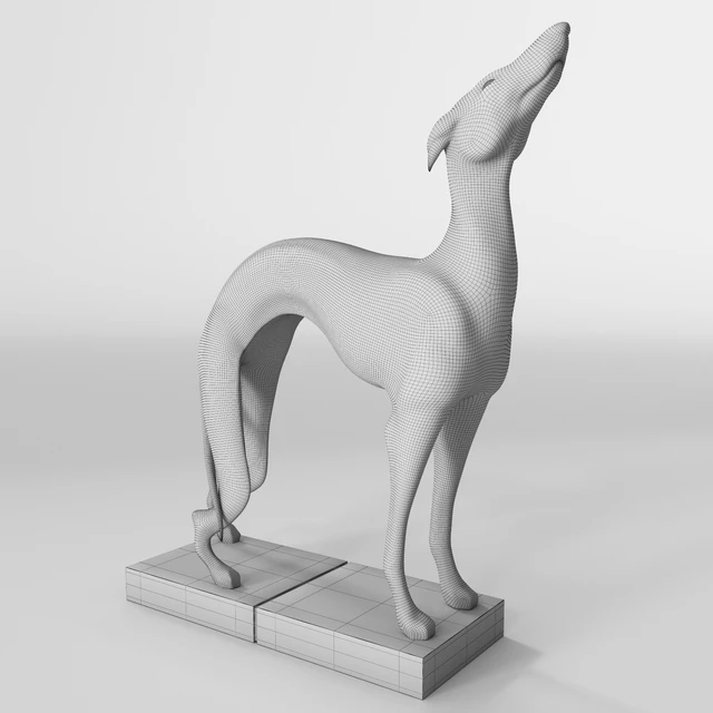 Dog statue — Скачать