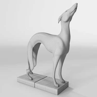 Dog statue — Вид 3