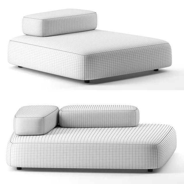 Bubble Rock sofa by Living Divani — Descargar
