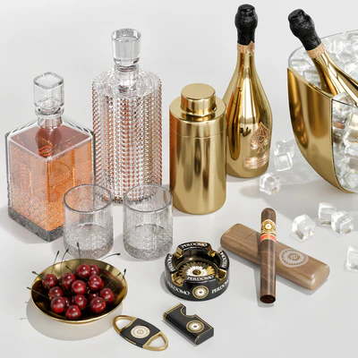 whiskey and champagne cocktail — View 6