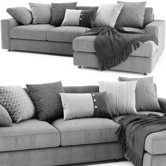 West Elm Urban Chaise Longue — Descargar