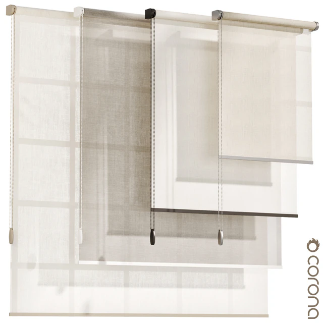 Roller blinds Curtains 04, Рулонные шторы — Скачать