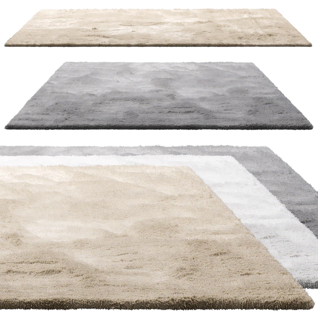 Benuta Dave Rectangular Fur Rug (3 colors) — Descargar