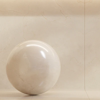 Cifre Ceramica Set 03 - Bundle - 2 types: Beige and Cream marble / 4k — Вид 5
