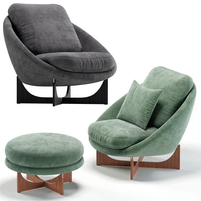 Minotti Lido Armchair/Кресло Лидо — Descargar