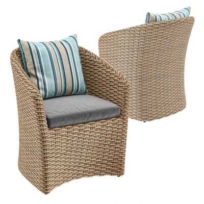 CAYMAN Outdoor Dining Chair — View 3