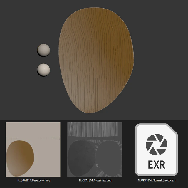 Овальное гипсовое панно (Oval plaster panel) — Скачать