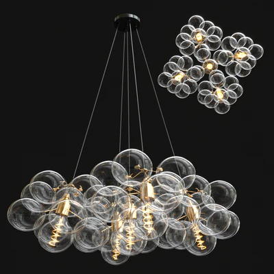 Frosted Bubble Chandelier — Вид 6