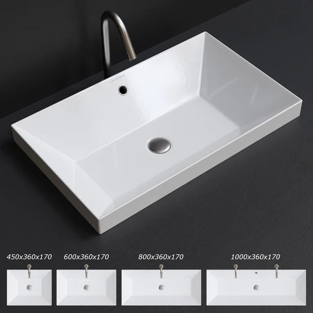 Scarabeo Ceramiche Teorema 2.0 Built-in Washbasin — Скачать