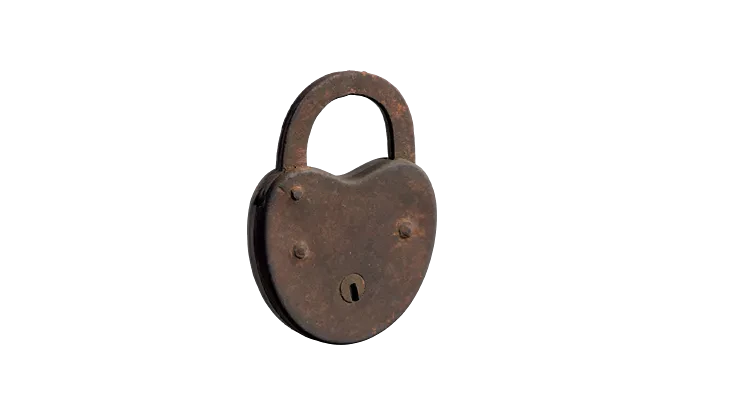 rusty metal lock 001 — Descargar