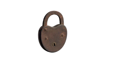 rusty metal lock 001 — download