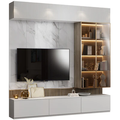 Neoclassical TV wall 022 — Вид 4