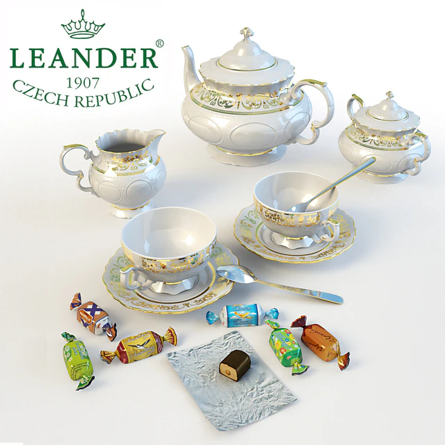 Чайный сервиз "Leander", модель "Sonata" — Скачать
