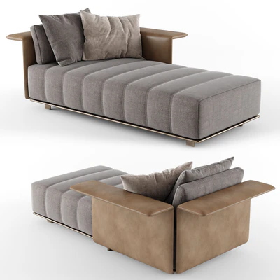 Minotti FREEMAN Chaise Longue 03 — Ver 7