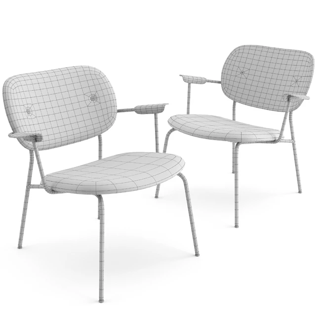 Co Lounge Chair By MENU — Скачать