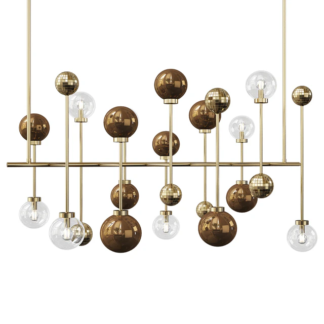Fluxus bronzed chandelier — Descargar