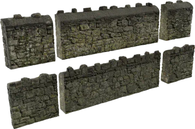modular stone wall 003 — Скачать