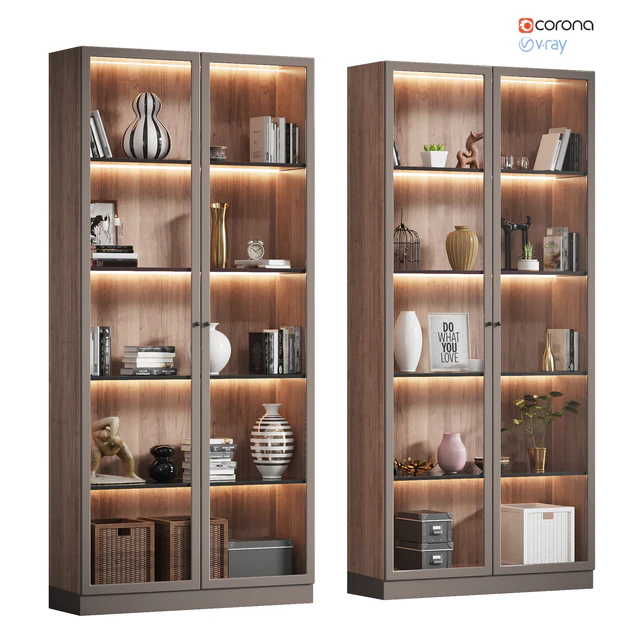 Wardrobe with decor # 7 (2 wardrobes) — Descargar