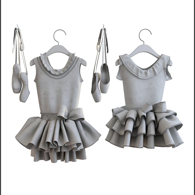 Pointe shoes with dress — Скачать