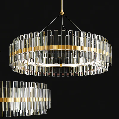 Phoebe Round LED Crystal Chandelier Collection — Вид 4