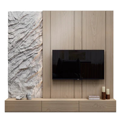 Modern TV wall 05 — Ver 1