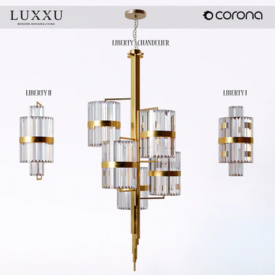 LUXXU LIBERTY CHANDELIER,LIBERTY I- II WALL — Вид 1