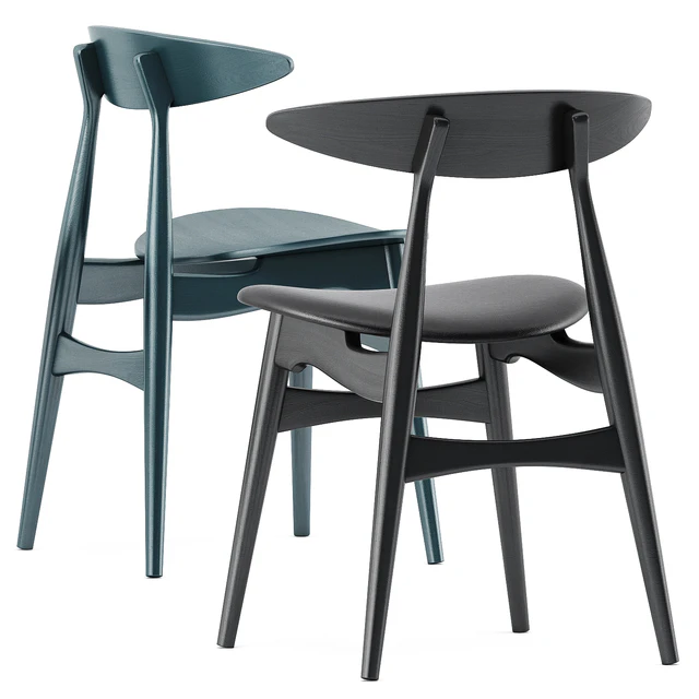 CH322 DINING TABLE and CH33P CH33T CHAIR by Carl Hansen & Son — Descargar