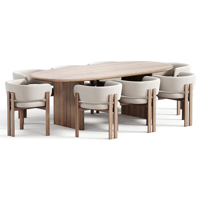 Bay Chair and Sakurai Dining Table — Ver 6