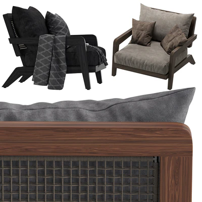 Coco Republic Claude Outdoor Lounge Chair — Ver 5