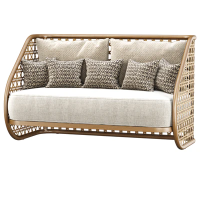 Carry rattan loveseat SA11 / Двухместный диван из ротанга — Вид 5