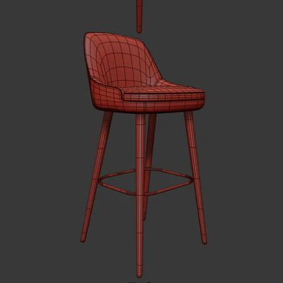 375 Walter Knoll Bar Stool & Counter Stool — Ver 3