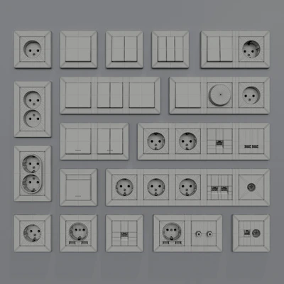 Sockets and switches Schneider Electric Atlas Design — Ver 5