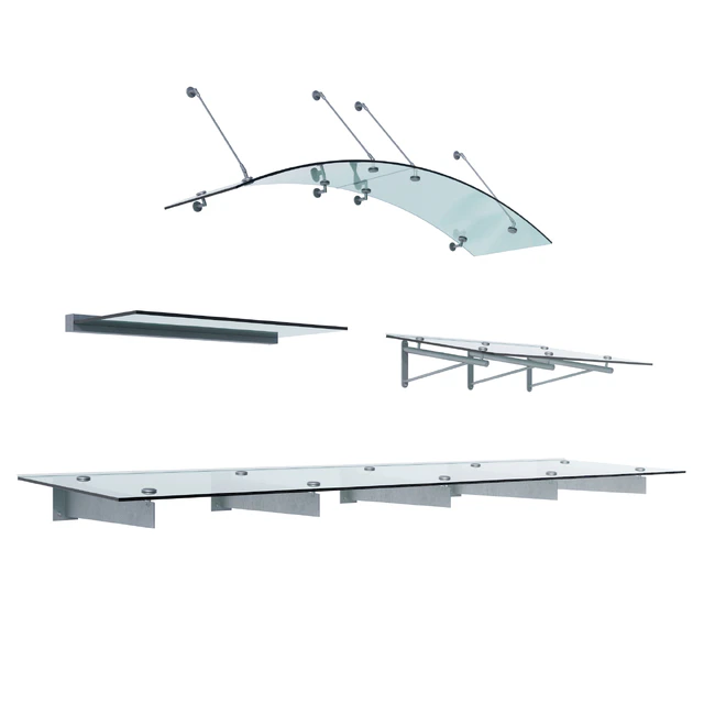 Set of glass visors Glasvordach — Descargar