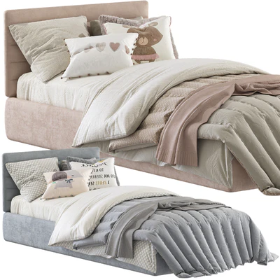 Кровать Pfeiffer Upholstered Bed 4 — Вид 5