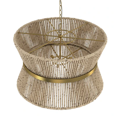 Visual Comfort Studio Thurlo Brass Three Light Pendant — Ver 6