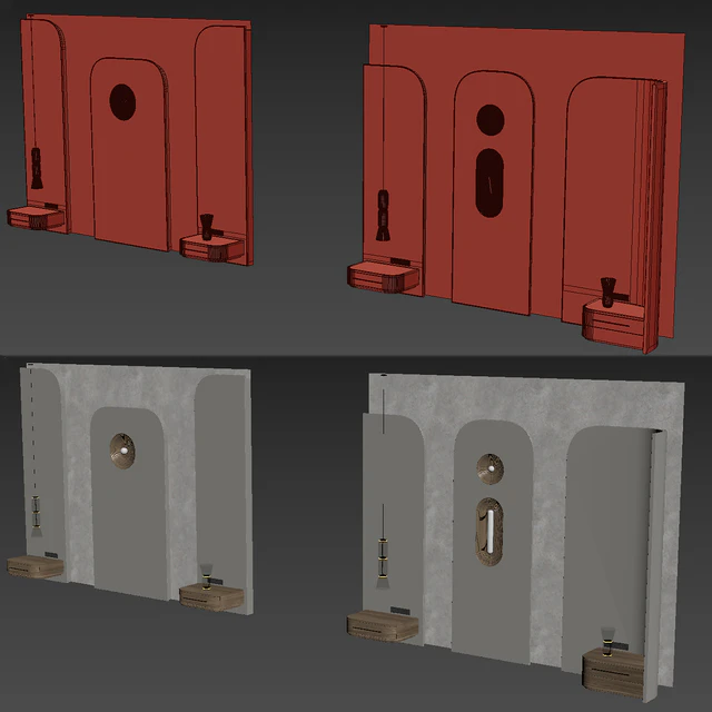 Headboard 3d Wall Panel 17 — Descargar