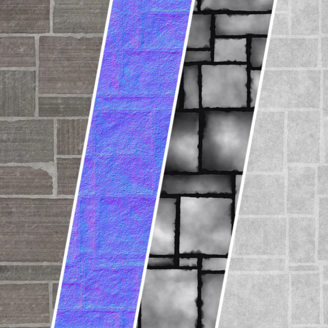 Stone Wall Materials 104- Decorative Random Pattern | Pbr 4k Seamless — Скачать