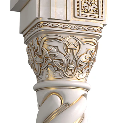 Arch in oriental style.Arabian arch.Moroccan arc.Arabic Door Portal.Entryway — Ver 7