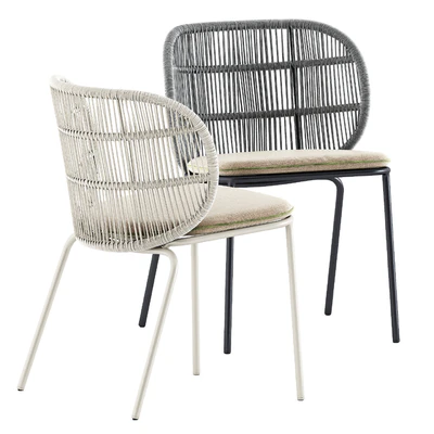 Kodo dining chairs by Vincent Sheppard and Fiore Outdoor table by bebitalia — Вид 5