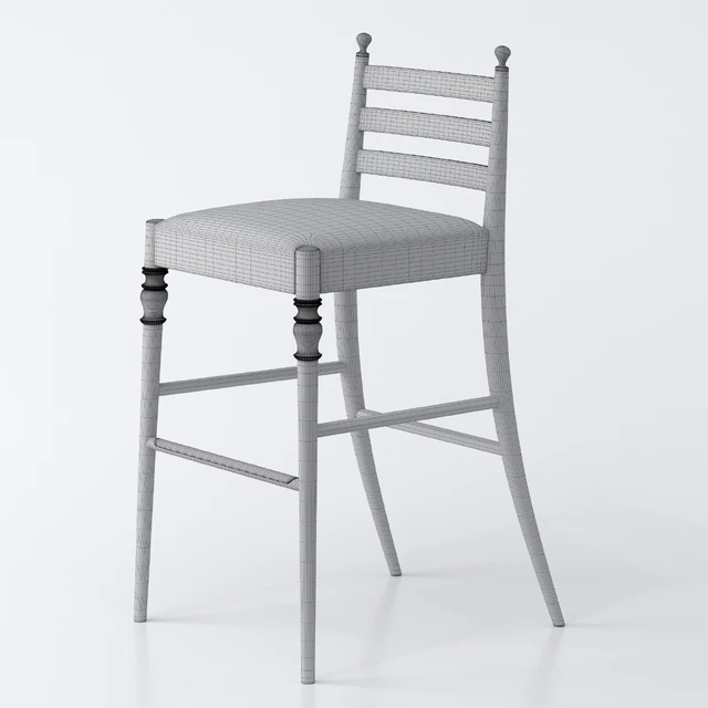CENTURY 16 Upholstered counter stool — Скачать