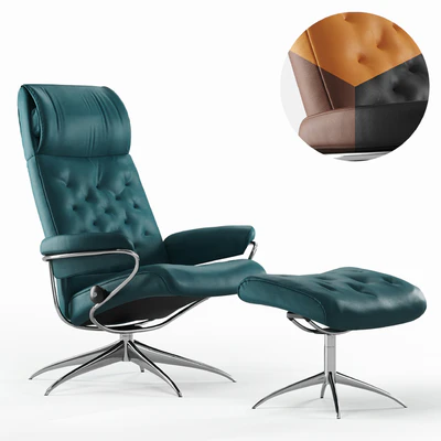Stressless Metro chair high back std base — Вид 1