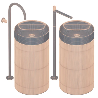 Antonio Lupi Rigatino 1 set of 20 colors + 2 materials + смесители INDIGO — Вид 6