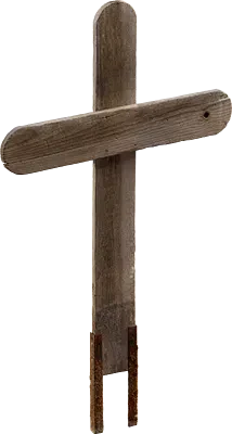 wooden grave cross 001 — Скачать