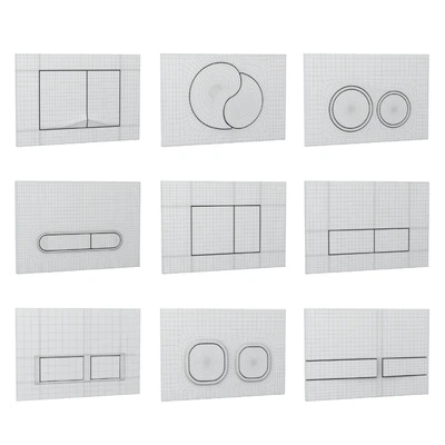 IDDIS flush buttons for installation (9 pcs.) — Ver 5