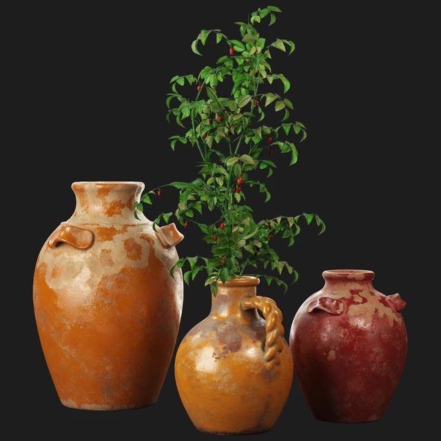 Pottery Barn Sicily Terra Cotta Vases — Descargar