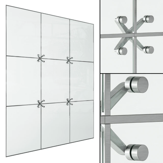 Spider Glazing Window Modern - Windows Set 04 — Скачать